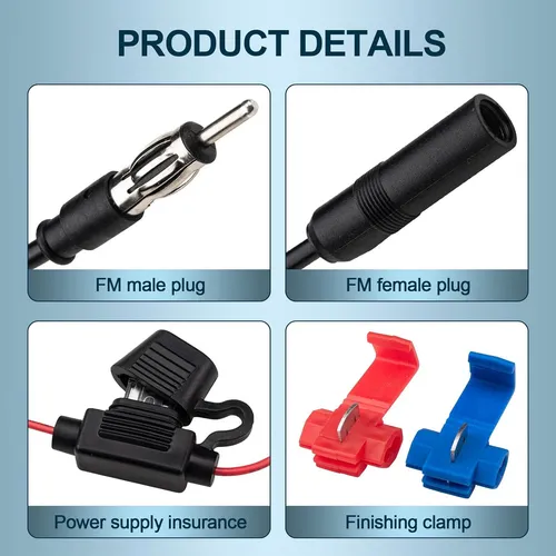Amplificador De Señal Fm Radio De Auto Universal