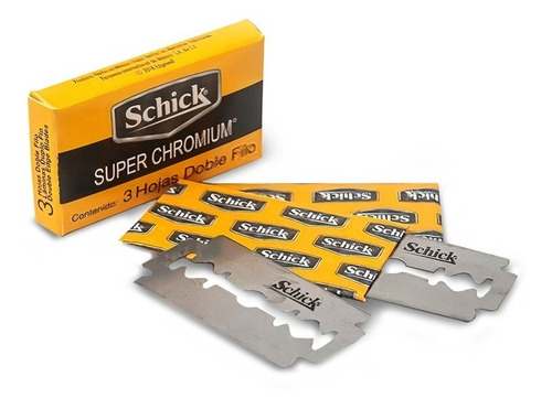 Hojillas Schick Caja De 36 Display X 10 Cajitas X 3 Hojillas