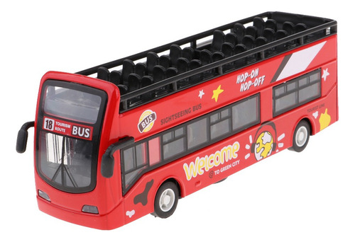 1:32 Modelo Autobús De Pisos Bus Turístico Juguete De