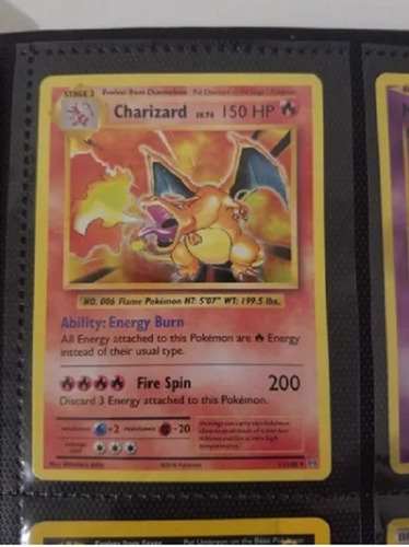 Pokemon Carta Charizard Xy Evolutions (Usado)