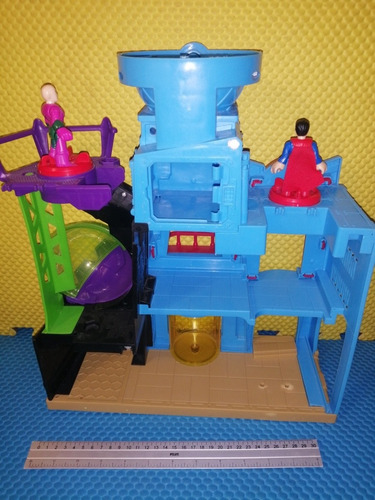 Dc Super Friends Imaginext Superman Vs Lex Luthor Y Set (Usado)