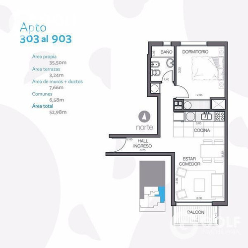 Imagen 8 de 8 de Venta Apartamento En Pocitos 1 Dormitorio Nuevo, Con Renta. Cobre Alquiler Ya . Muy Buena Ubicación