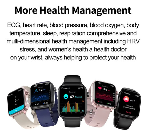 Reloj Inteligente Et570 Ecg+ppg Bt Call Temperature