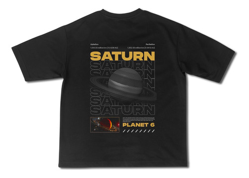 Remera Oversize Saturn Lushness
