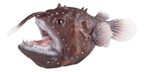 Figuras De Brinquedo De Peixe Pescador Simulado Animal