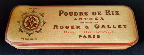 Imagen 1 de 3 de Perfume. Antiguo Poudre De Riz. París Polvo Para La Cara Vacío