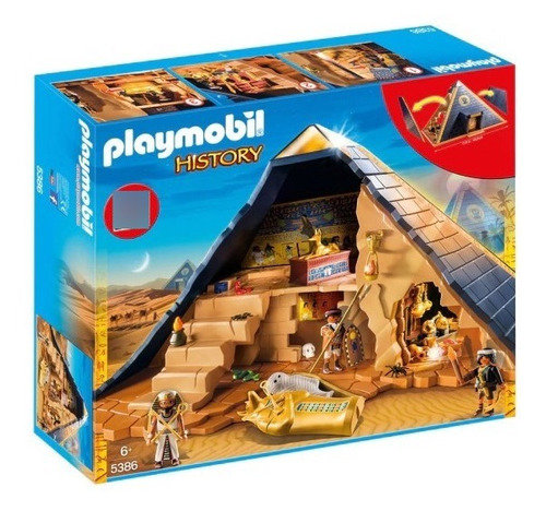 Playmobil Piramide Del Faraon Historia De Egipto 5386 Edu