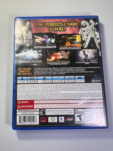 Naruto:ultimate Ninja Storm Namco Ps4 Físico (Usado)