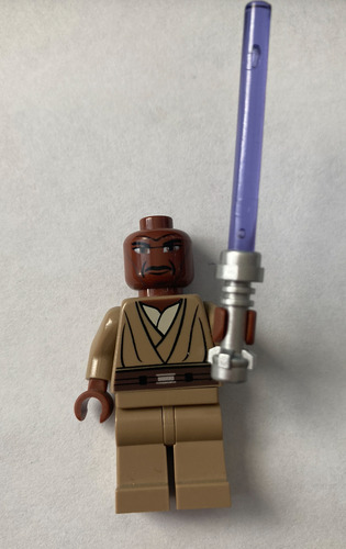 Lego Minifigura Mace Windu Jedi Star Wars Clone Wars (Usado)