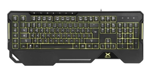 Teclado Gaming Delux Con Iluminacion Rgb