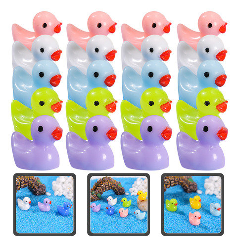Tiny Ducks, Diseño De Minipato De Resina, 100 Unidades
