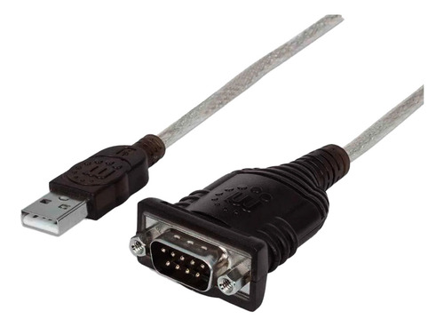 Cable Adaptador Pl-2303ra Usb A Serial Rs232 Db9 45cm Macho