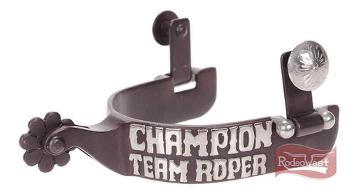 Espora Metalab 287121 Santa Fe Team Roping Trophy Spur Level