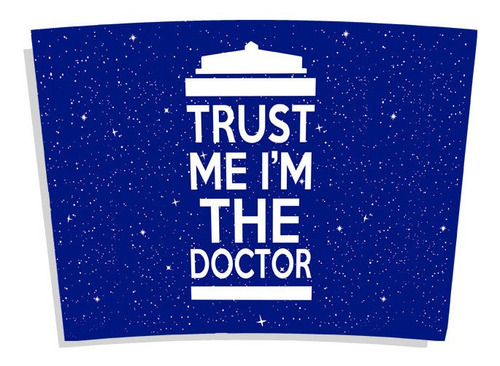 Imagem 2 de 4 de Copo Térmico Seriado Doctor Who Trust Me I'm The Doctor