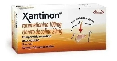 Xantinon Comprimidos C/30 ( Disturbios No Figado