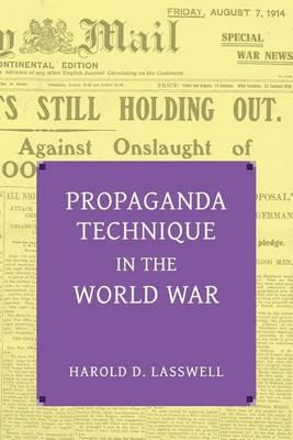 Libro Propaganda Technique In The World War (with Supplem...