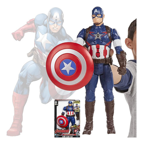 Theavengers Titan Hero Tech Capitán América Figura Acción 12