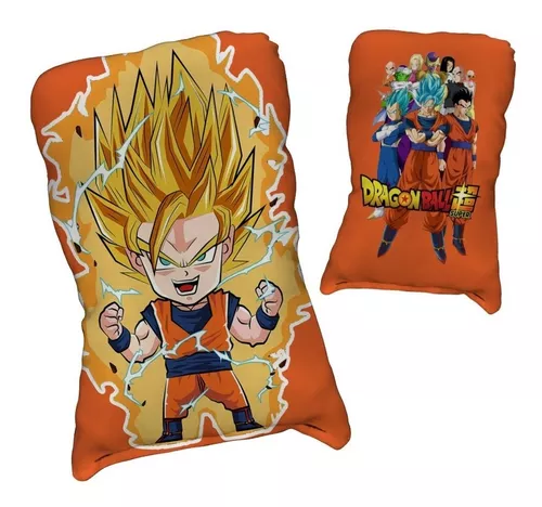 Almofada27x37 Goku Super Sayajin Blue God Dragon Ball Super