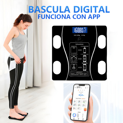Balanza Báscula Digital Corporal Alta Precisión Hog.87.app