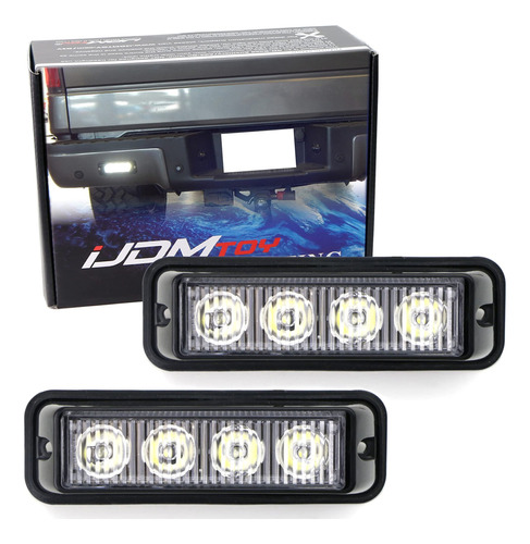 Ijdmtoy Mini Barra Luz Led Xenon Blanco Como Respaldo Para 4