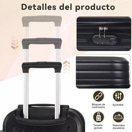 Set De 3 Maletas De Viaje 20 + 14 , 35l, Con Mochila, Equip