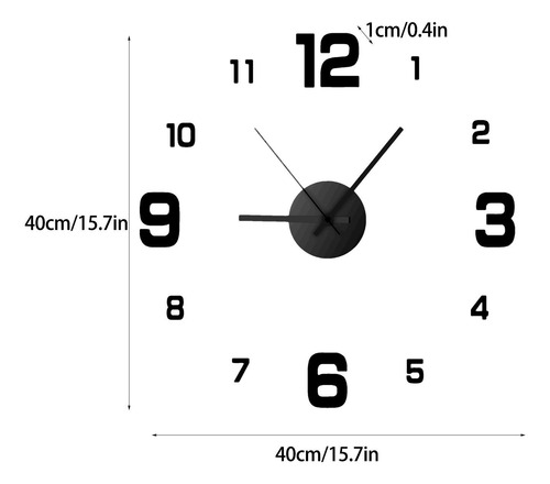Reloj De Pared Sin Marco Reloj Sin Marco Reloj Silencioso Qu
