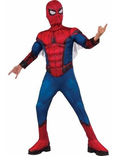 Disfraz Spiderman Homecoming Hombre Araña 8-10 Años Entrega