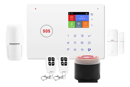 Kit Sistema De Alarma Seguridad Wifi Casa Local Empresa