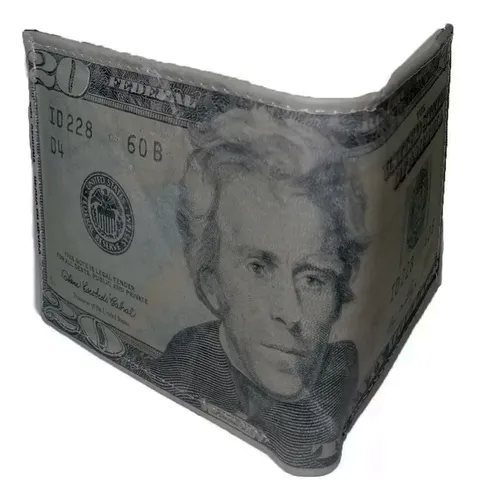 Cartera en forma de billete sale