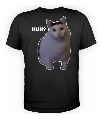 Playera Gato Huh Camiseta Graciosa De Un Meme - Divertida