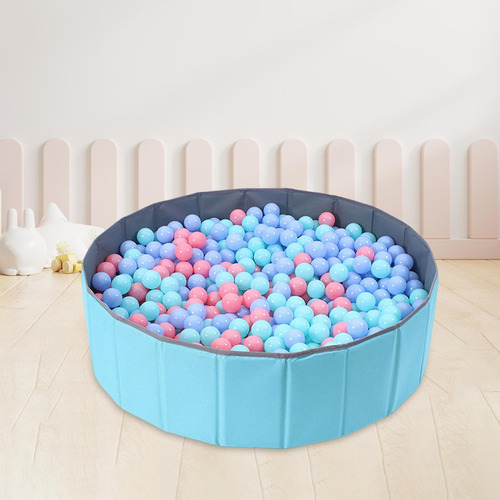 Parque Infantil Dobrável Para Bebês Azul 120cm X A30cm