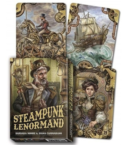 Imagen 2 de 7 de Oraculo Steampunk Lenormand - Lo Scarabeo - Cartas