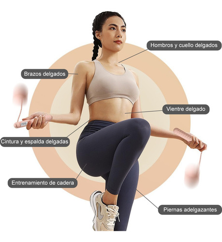 Cuerda Para Saltar Con Peso,ejercicio En Casa,cuerda
