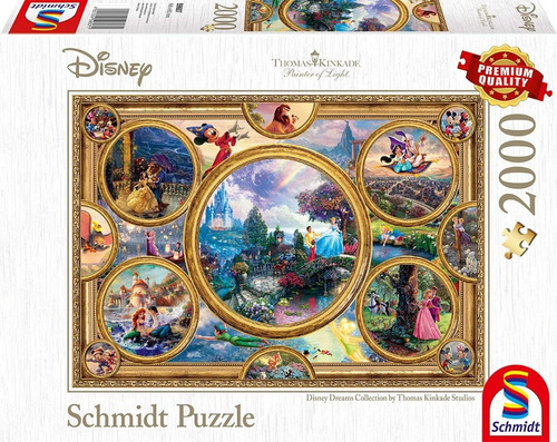 Rompecabezas Puzzle Disney Dreams Schmidt Spiele 2000 Piezas
