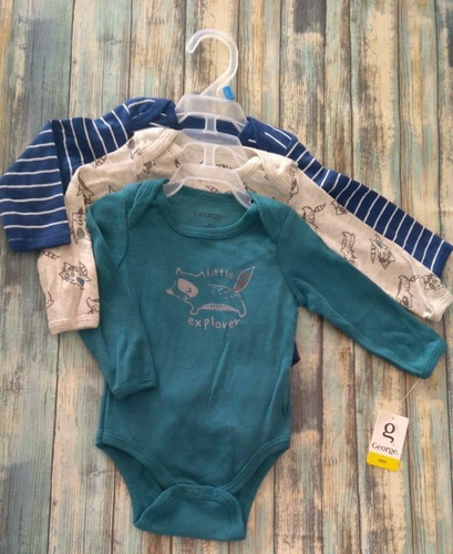 Set De 3 Pañaleros Para Niño George