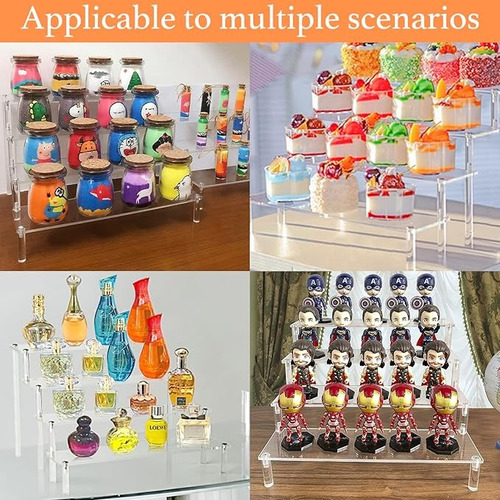 Exhibidores De Acrílico Transparente Multicapa Con Soporte