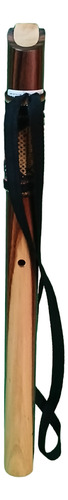 Pinquena De Madera Quena Con Boquilla Tipo Flauta De Bolivia (Usado)