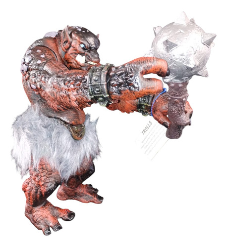 Figura Bootleg Mythic Troll De Fuego 34 Cms
