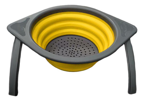 De De Colador Plegable De Utensilio De Cocina Amarillo