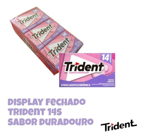 Trident 14s Tutti Frutti - Display Com 12 Un Lançamento