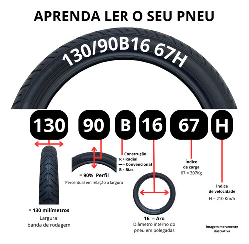 Pneu Dianteiro Pirelli Mt 60 Rs 130/90-16 67h Sem Câmara