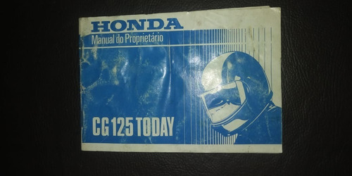 Manual De Usuario Y Mantenimiento De Honda Cg 125 Cc Today