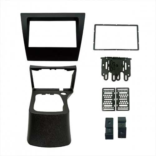 Moldura Preta 2 Din Celta G2 2013 2014 2015 Prisma 2010 2011 Pemark 89-M19