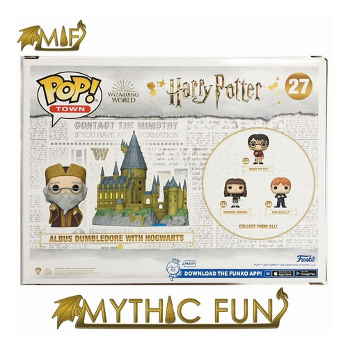 Funko Pop Harry Potter - Albus Dumbledore With Hogwarts 27