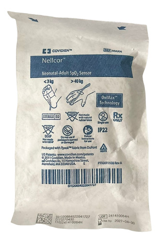 3 Sensores Neonatal-adult Sp02 Coviden Nellcor