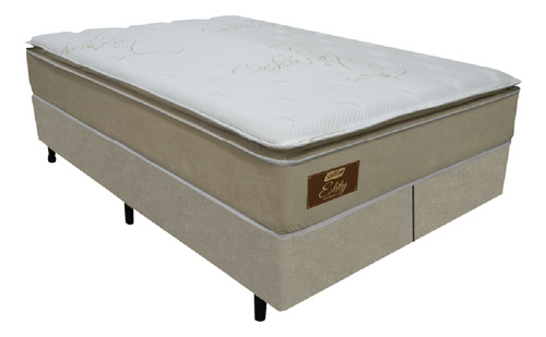 Gazin Elity cama box molas ensacadas 193cm cor bege