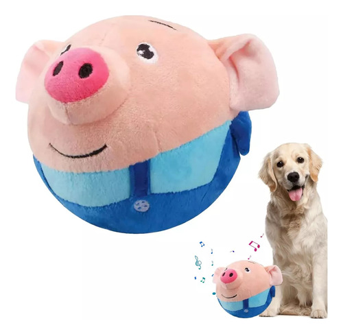 Muñeco Infantil De Peluche Vibrador Musical Jumping Pig