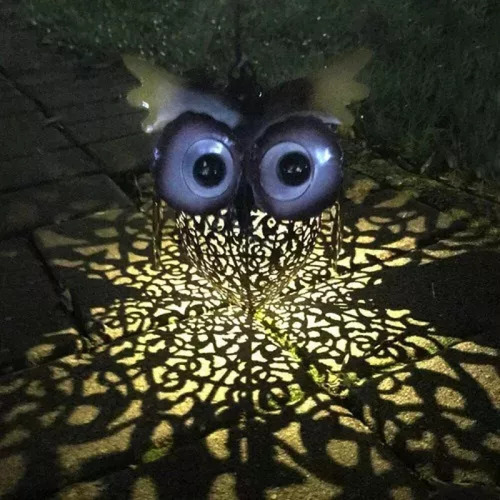 New Outdoor Garden Hanging Lantern With Solar Light