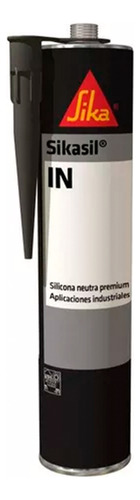 Pack 12x280 Ml Sikasil In Silicona Profesional Flexible Negr