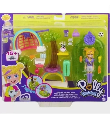 Polly Pocket Conjunto Futebol Com A Polly Mattel - Hdw60